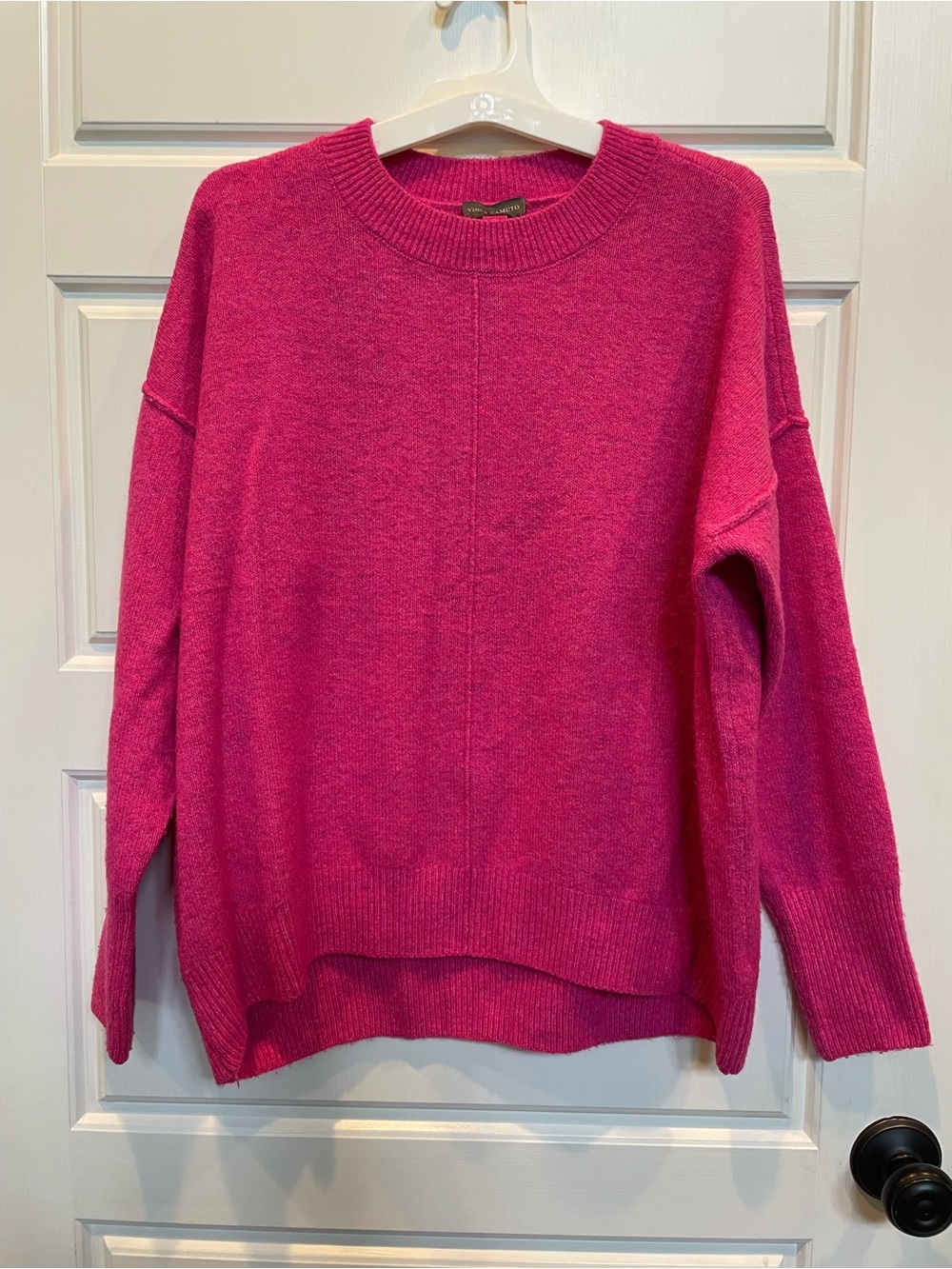 Vince Camuto Hot Pink Crewneck Sweater